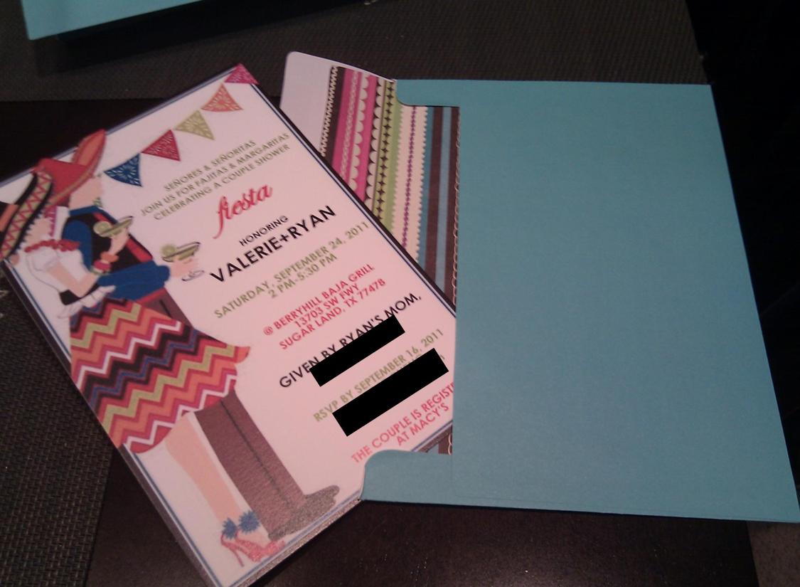 Domesticated Diva: Ole!...DIY Fiesta Themed Wedding Shower Invites and ...