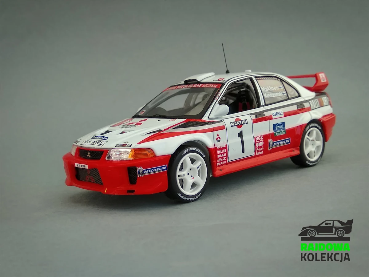 IXO KBI063 - Mitsubishi Lancer EVO V, Rallye Sanremo 1998