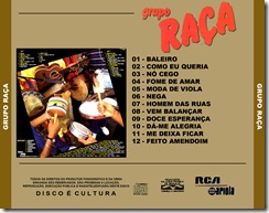 Grupo Raça - 1987 - Trazeira