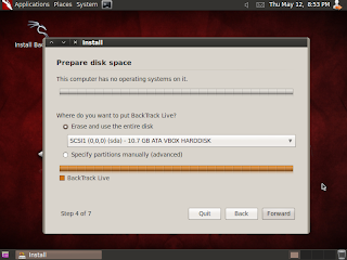 Cara Install Backtrack 5 r3 Dual Boot Dengan Windows