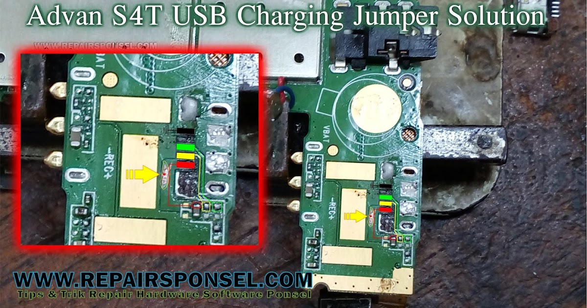 Advan S4T USB Charging Jumper Solution - Repairs Ponsel