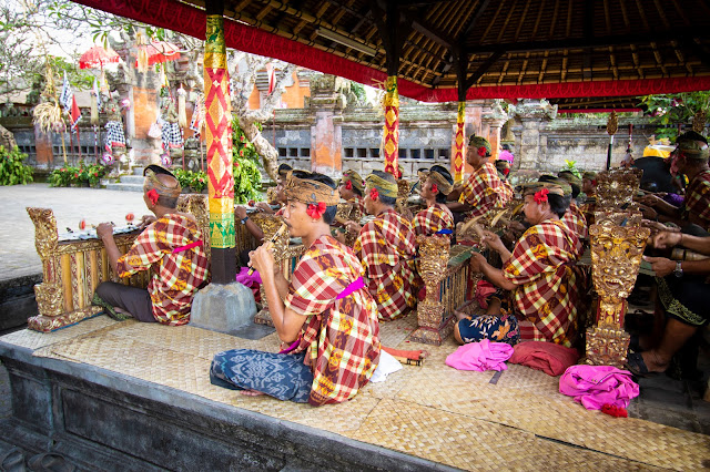 Musicisti Tempio Desa Batuan-Bali