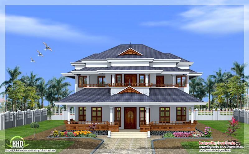 Vastu based traditional Kerala style home title=