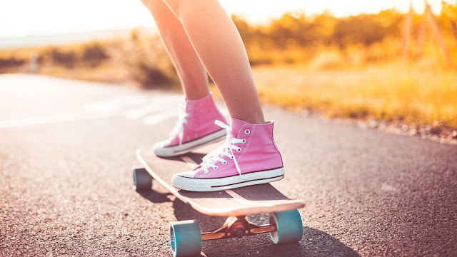  Skateboard, Shoes, Pink,Sport, Photography Wallpaper
