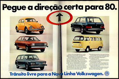 Volks.  propaganda de carros annos 70. reclame anos 70. oswaldo hernandez.