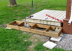 1605053 May 12 Front Step Frame In Place