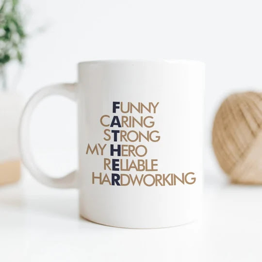 Father Definition Crossword Mug