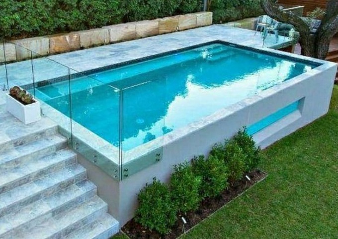 Container Pool with Tiered Steps, bgsraw magazine