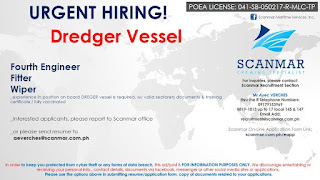 seaman career at dredger vessel