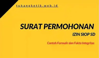 Surat Permohonan Izin Pendirian Satuan Pendidikan