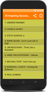 30 Inspiring Success Stories - Android App