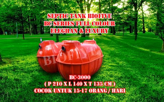 NEW 1 SEPTIC TANK BIOFIVE BC-SERIES ( ORANGE )