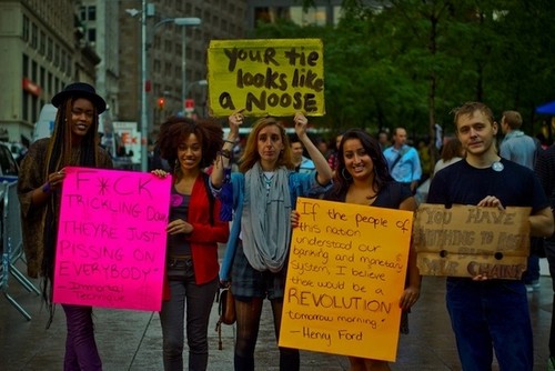 best occupy wall street signs