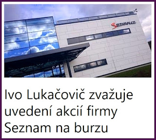 Ivo Lukačovič zvažuje uvedení akcií firmy Seznam na burzu - AzaNoviny
