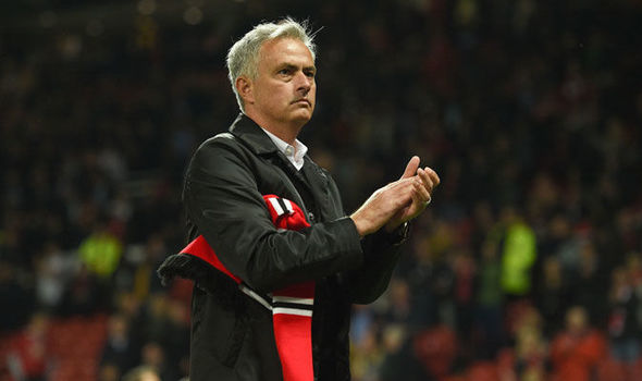 Jose Mourinho Applauds the Fans