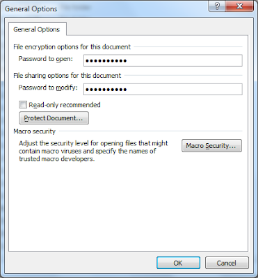 Memberi Password Pada File Dokumen Word