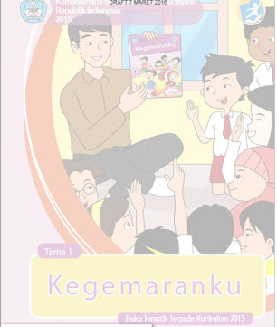 Buku Guru  Kelas 1 SD Tema II Kegemaranku Kurikulum 2013 Revisi Terbaru Tahun 2016