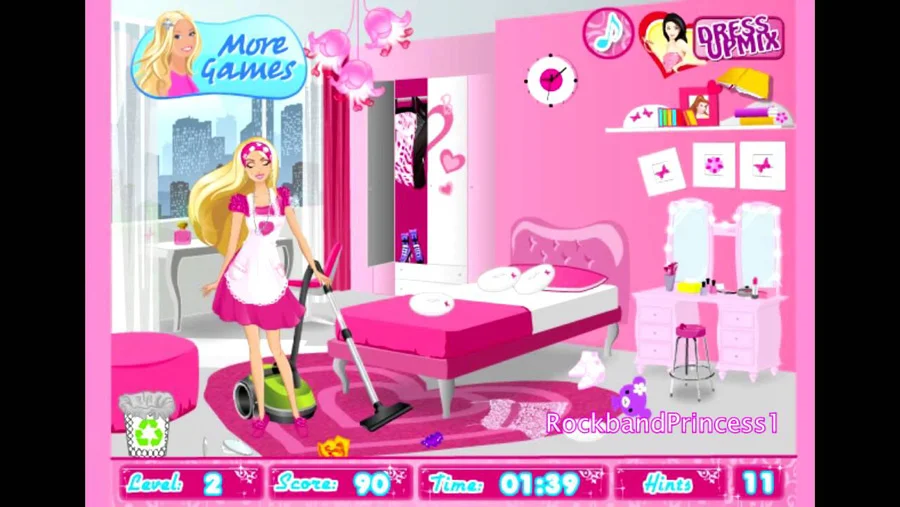 barbie dream house games