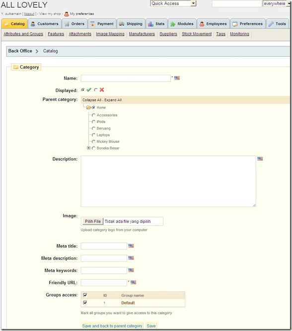 PrestaShop™ - ADD Category01