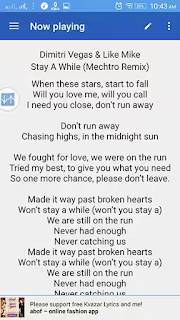 lyrics app for android