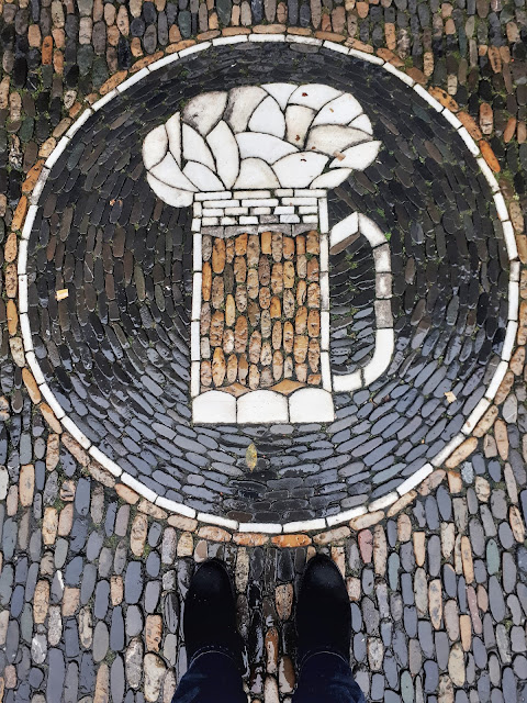 Mosaics in the street of Freiburg