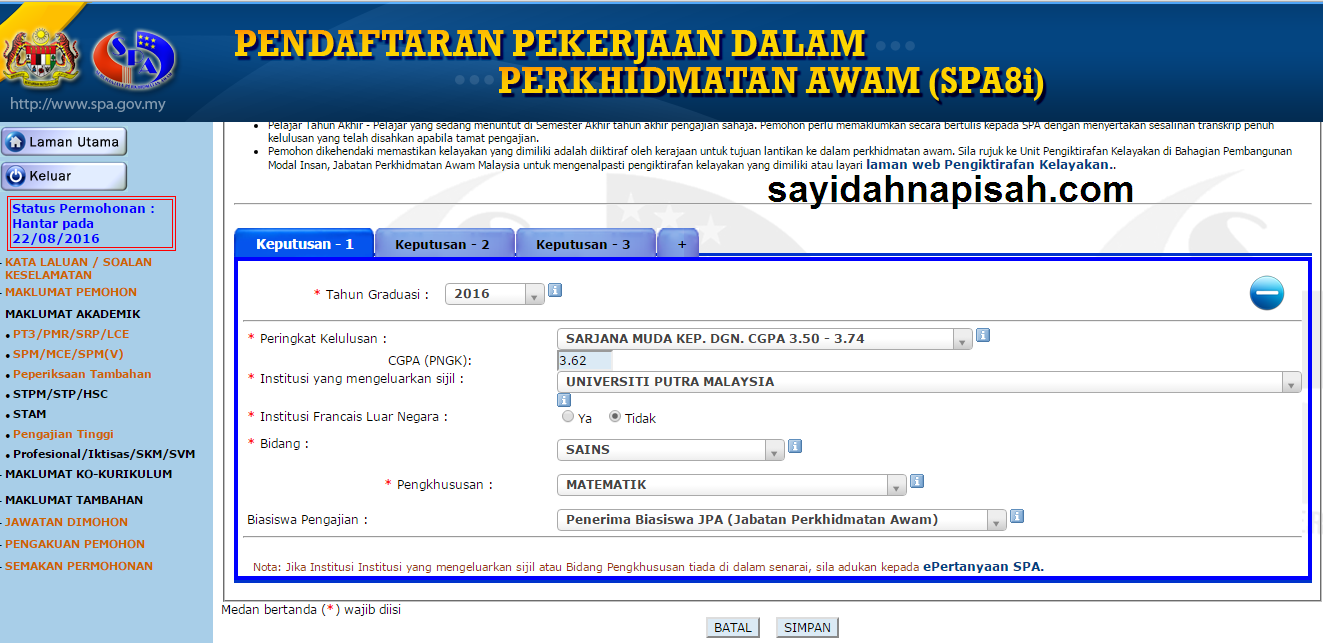 Contoh Contoh Soalan Peperiksaan Perkhidmatan Awam - Lamaran H