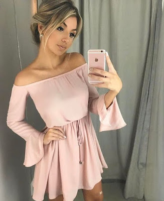 vestido rosa para sair