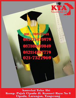 Model Toga Wisuda Wilayah Kota Tegal