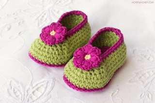 Fairy Blossom Baby Booties