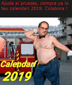 Ayuda al proceso, compra ya tu calendario 2019, Quim Torra, procès, independència, Catalunya