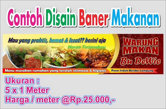 Desain Baner Makanan