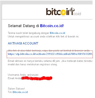 cara daftar, verifikasi, dan transaksi di VIP Bitcoin.co.id 