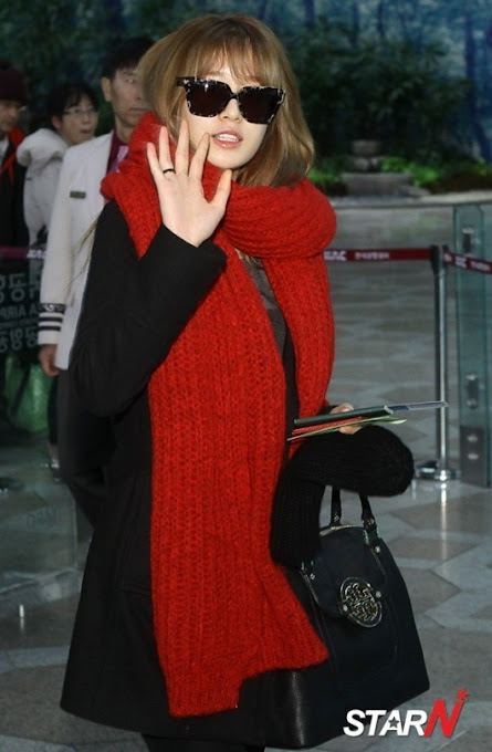 Foto T-ara di Bandara Gimpo Menuju Jepang