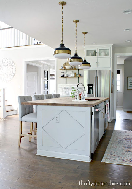 How to add some character to kitchen island 