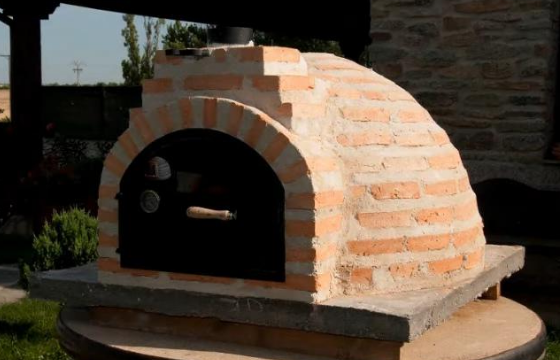 Horno de leña terminado