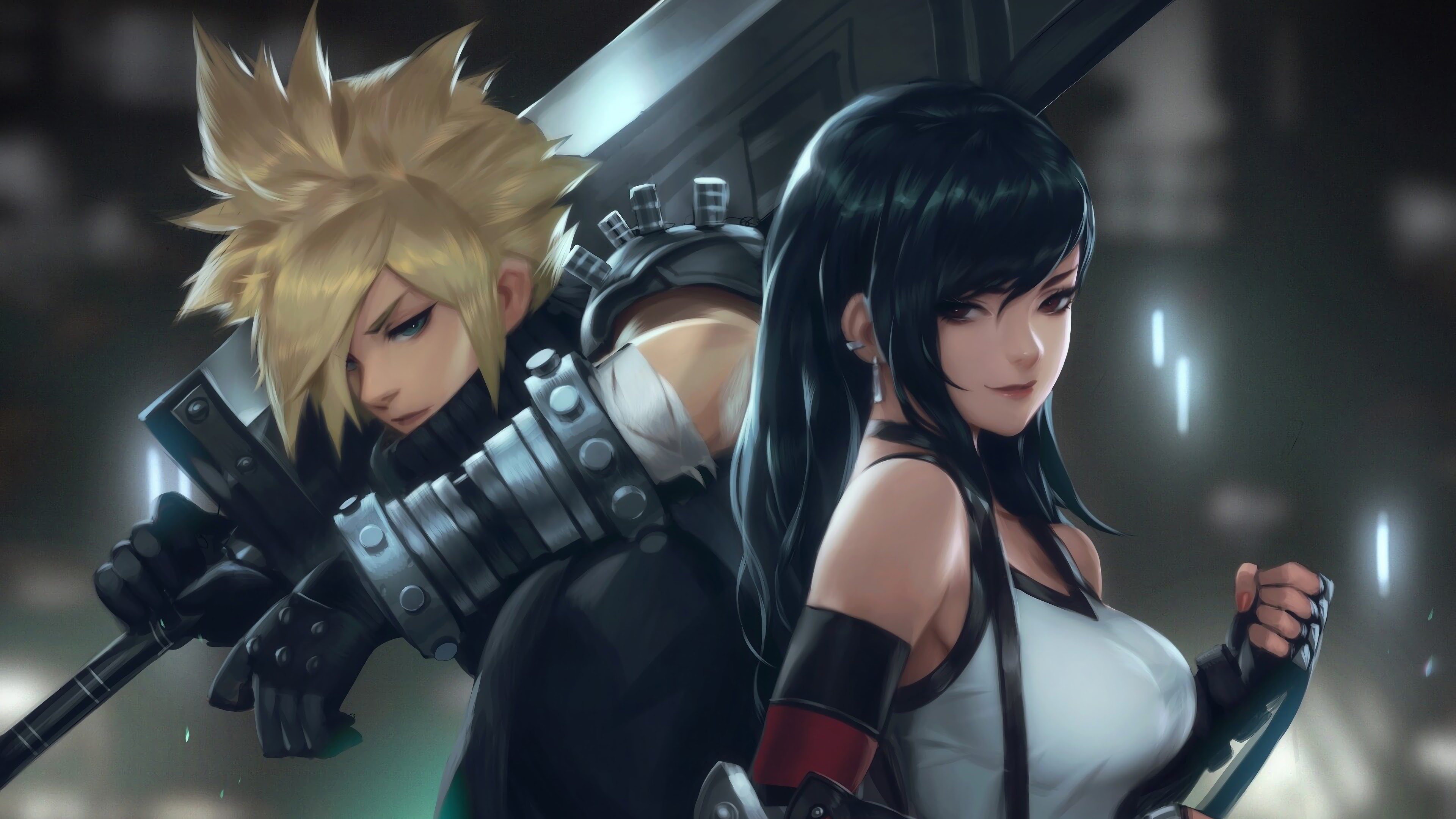  Cloud  Strife  Tifa Lockhart Final Fantasy 7  Remake 4K 