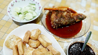 Lunch Dengan Asam Pedas Kepala Ikan Siakap