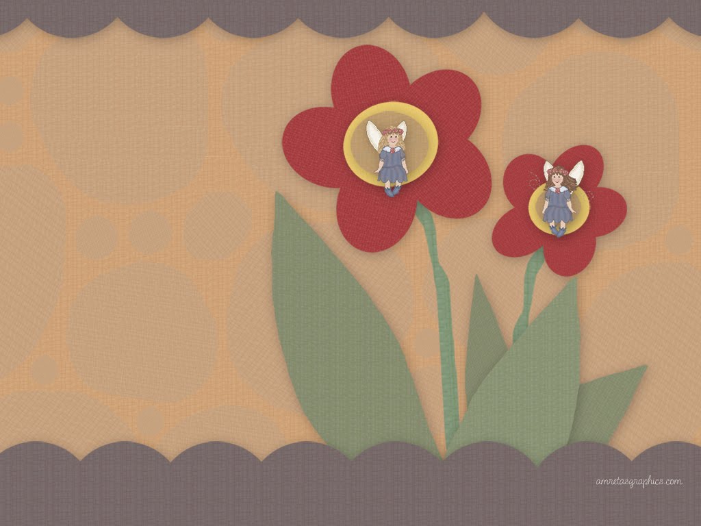 Amretasgraphics Blog: Wallpaper: flower cutouts