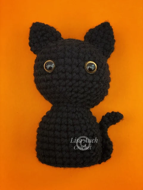 cat crochet pattern- black cat crochet pattern free- toy crochet pattern