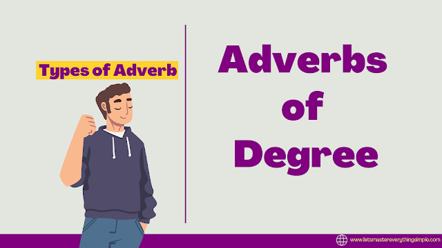 What are Adverbs of degree, Types of Adverb, English Grammar