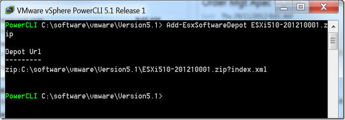 00 Add-EsxSoftwareDepot ESXi