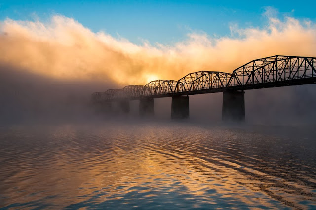 Bridge over Bull Shoals Lake at Theodosia, MO