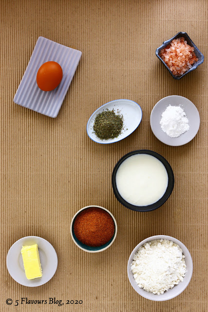 Savoury Waffle Ingredients