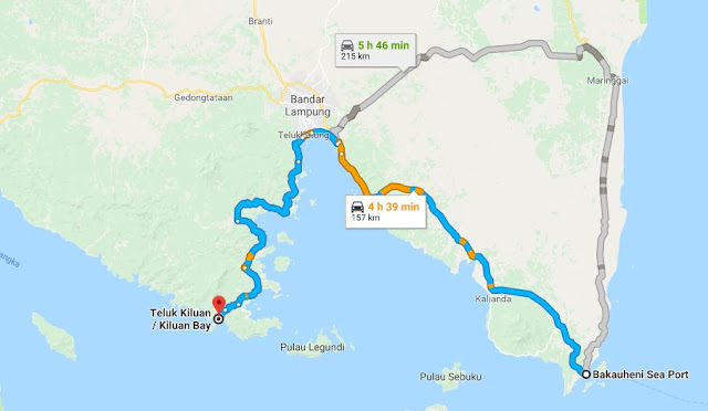 lokasi teluk kiluan lampung