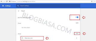 Cara mengaktifkan adobe flash Player di browser google chrome (laptop / komputer / android)