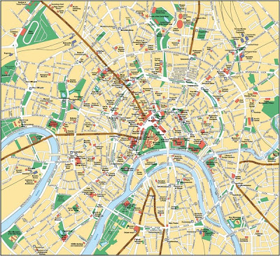 Map of Moscow City