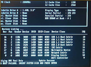 DISK BOOT FAILURE