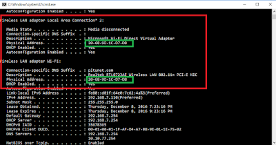 Pengertian dan Fungsi MAC Address Pada Komputer