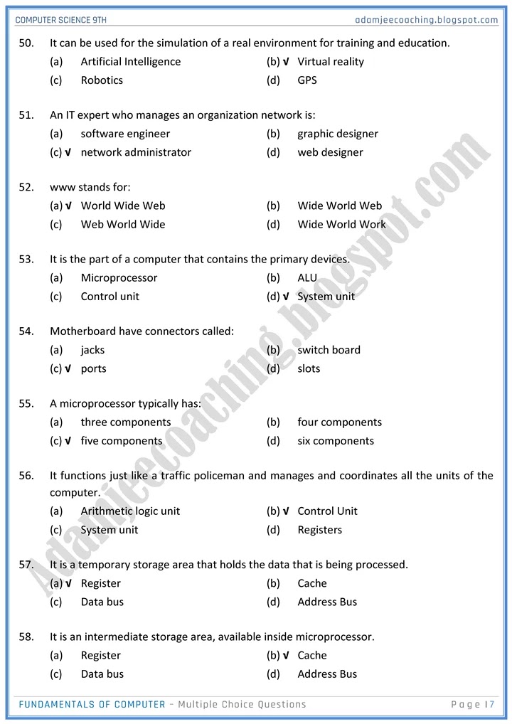 fundamentals-of-computer-multiple-choice-questions-computer-science-9th