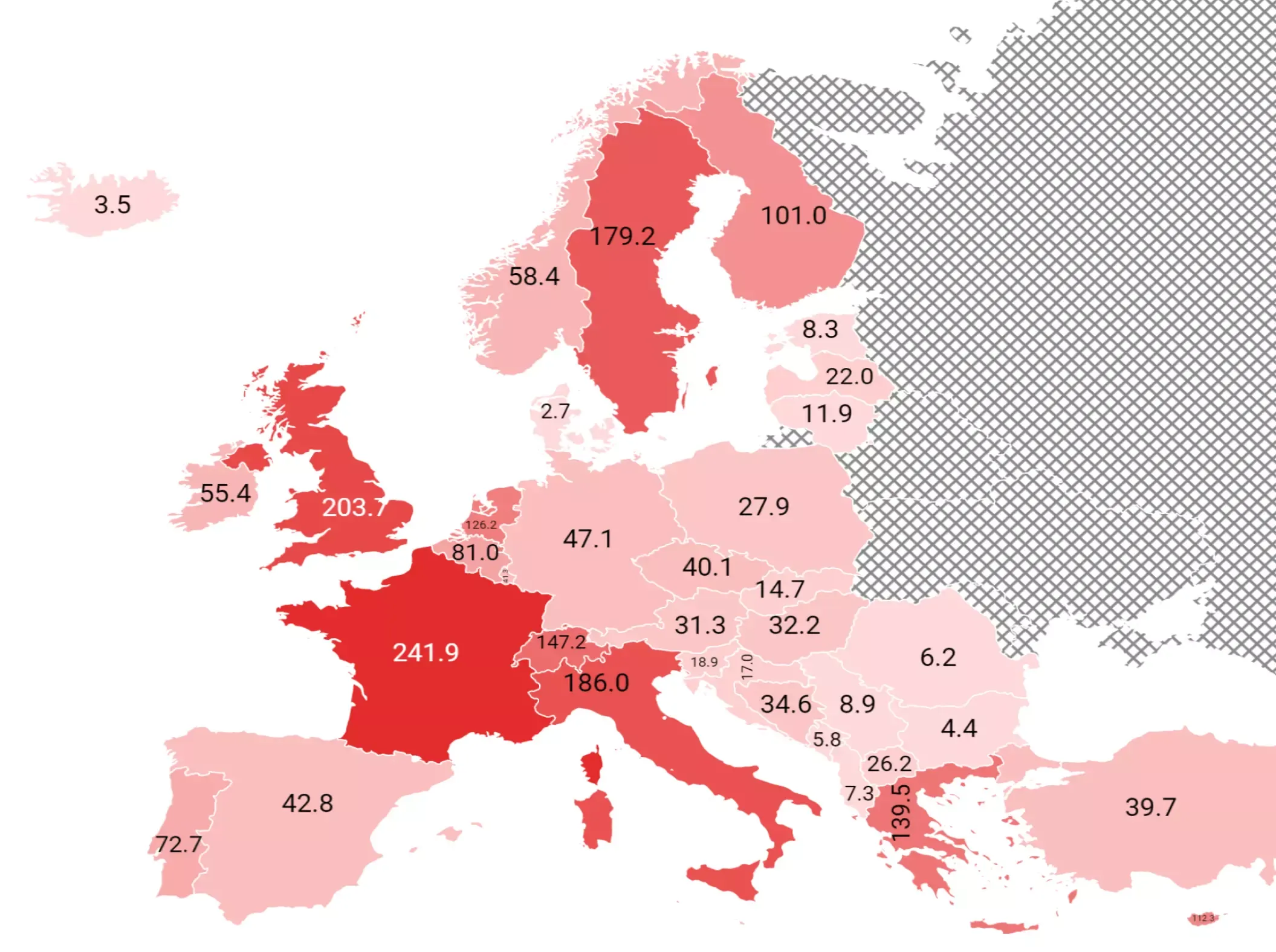 Mapa pokazuje gdzie w Europie kradnie się najwięcej samochodów